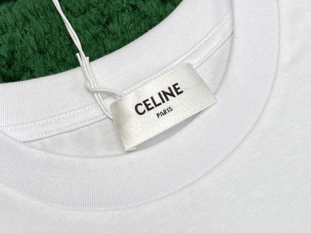 셀린느 트리오페 스몰 로고 루즈핏 반팔 티셔츠 “2COLOR”