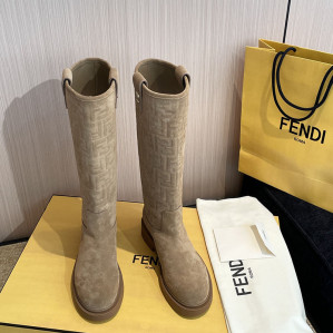 펜디 필로 스웨이드 롱 부츠