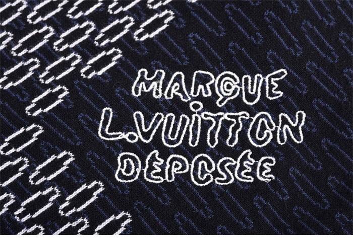 루이비통 MLVD 다미에 퀼티드 코튼 숏 팬츠