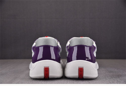 프라다 아메리카 컵 스니커즈 퍼플/실버