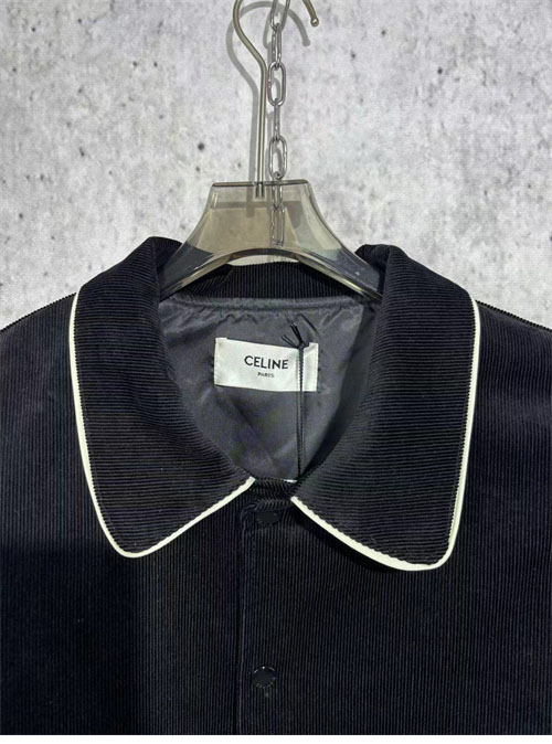 셀린느 코듀로이 테디 자켓