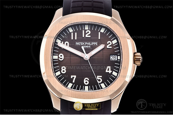3K공장 아쿠아넛 로즈골드금통 브라운다이얼 러버스트랩 Aquanaut Ref.5167 RG_RU Brown_Num 3KF V3 A330