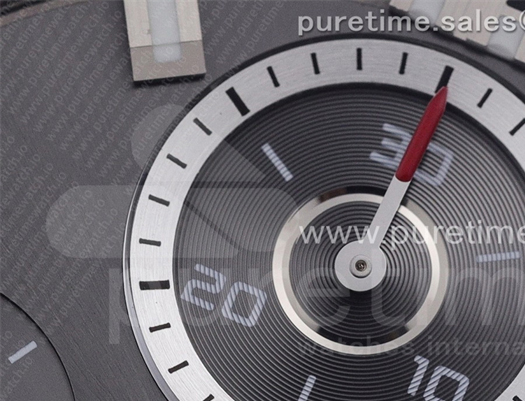 XF공장 칼리버호이어 그레이다이얼 43MM Calibre Heuer 01 Chrono SS XF 1_1 Best Edition Gray Dial on SS Bracelet Strap A1887