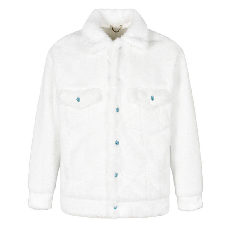 루이비통 레진LV 밍크 트러커 자켓