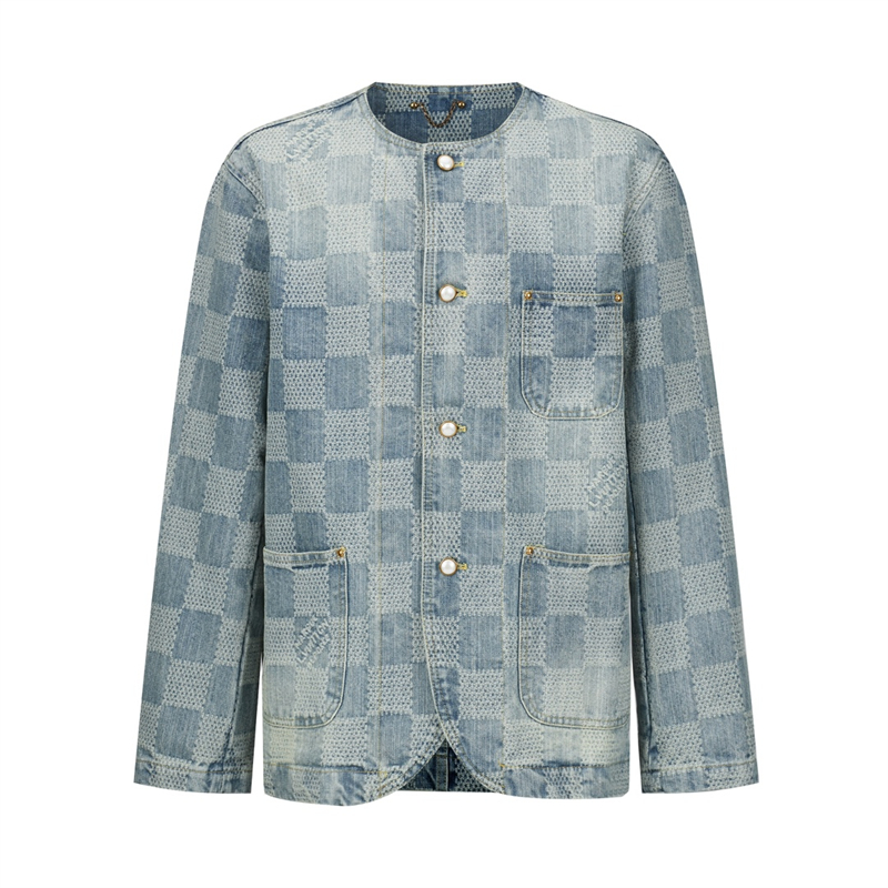 루이비통 다미에 데님 3D 시크 자켓