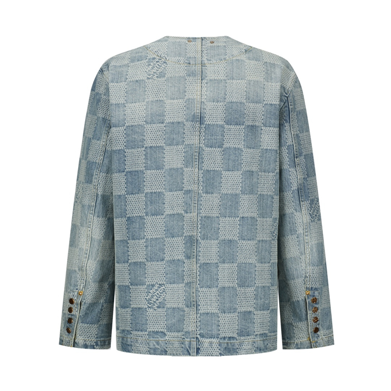 루이비통 다미에 데님 3D 시크 자켓