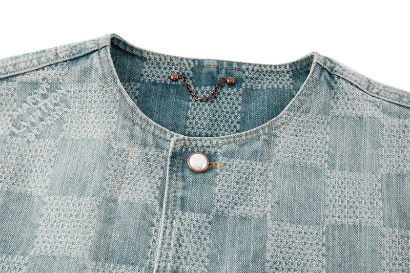 루이비통 다미에 데님 3D 시크 자켓