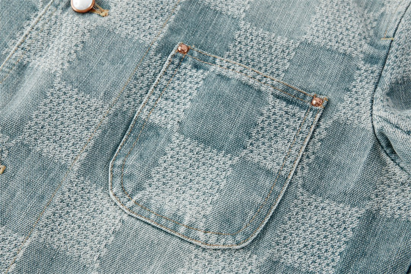 루이비통 다미에 데님 3D 시크 자켓