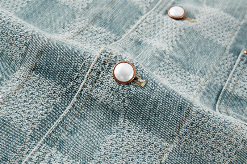 루이비통 다미에 데님 3D 시크 자켓