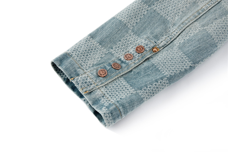 루이비통 다미에 데님 3D 시크 자켓