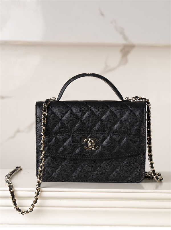 샤넬 25C 탑 핸들 미니 백팩