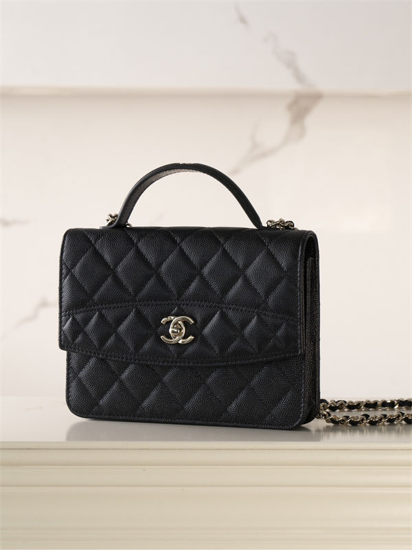 샤넬 25C 탑 핸들 미니 백팩