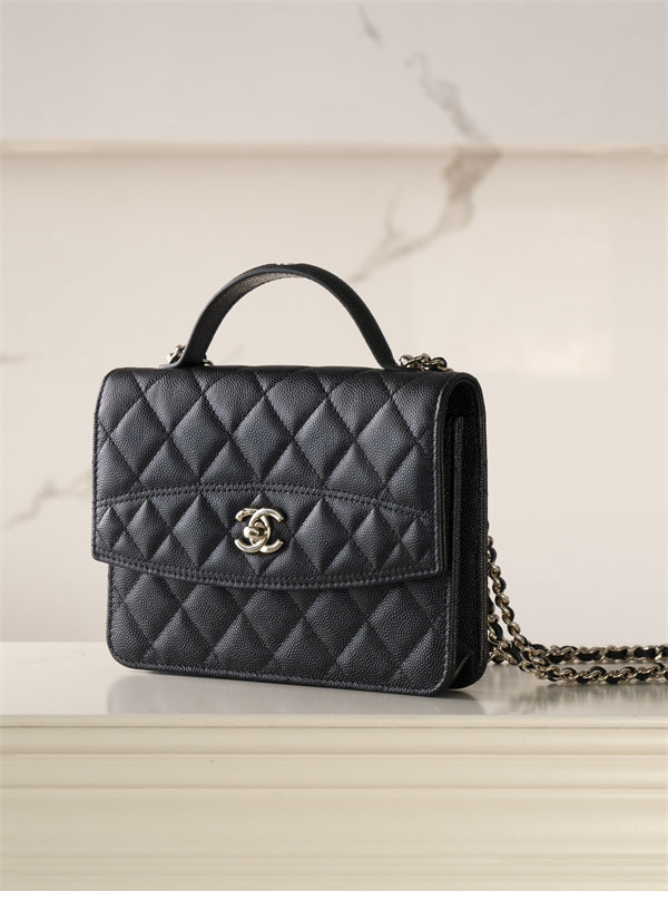 샤넬 25C 탑 핸들 미니 백팩