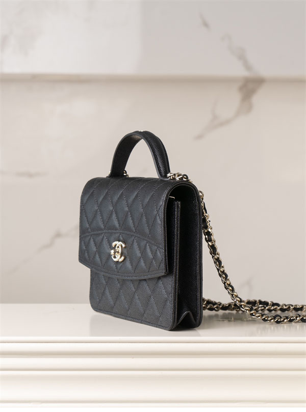샤넬 25C 탑 핸들 미니 백팩