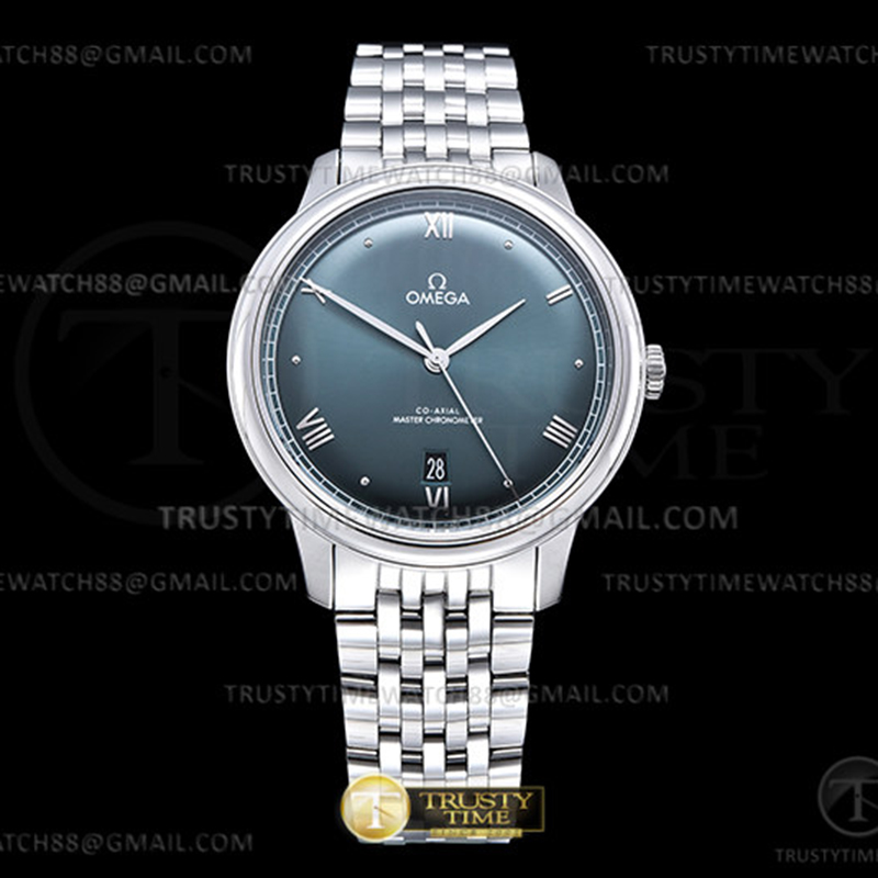 VS공장 오메가 드 빌 스틸 블랙다이얼 브레이슬릿 De Ville Prestige 40mm SS_SS Black VSF A8800