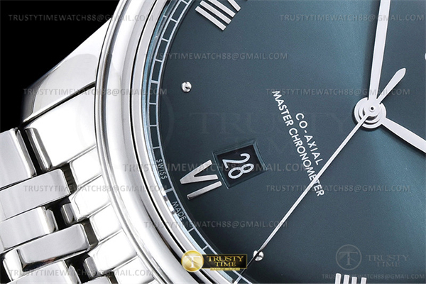 VS공장 오메가 드 빌 스틸 블랙다이얼 브레이슬릿 De Ville Prestige 40mm SS_SS Black VSF A8800