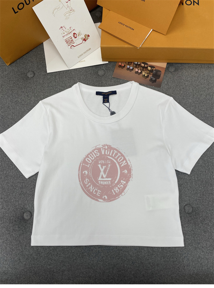 루이비통 LV 스템프 크롭 탑