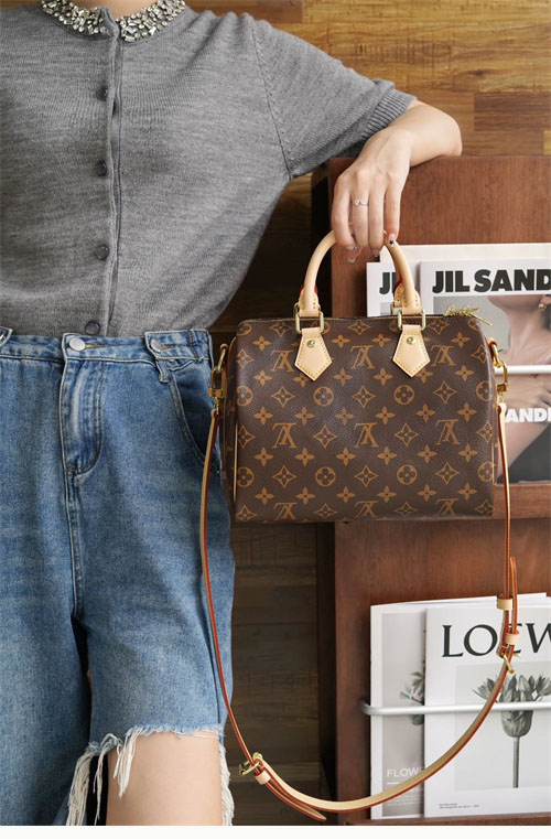 루이비통 스피디 나노 모노그램 크로스백 M41113