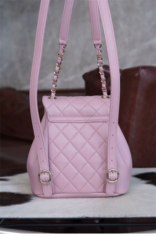 샤넬 24P 듀마 백팩 핑크