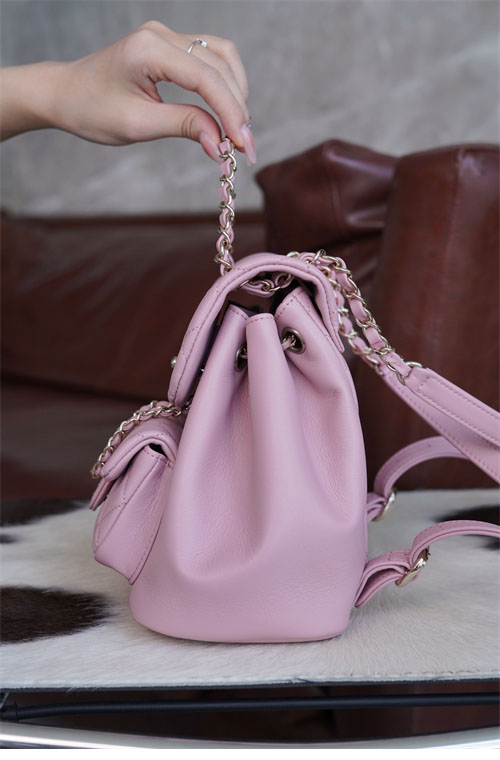 샤넬 24P 듀마 백팩 핑크