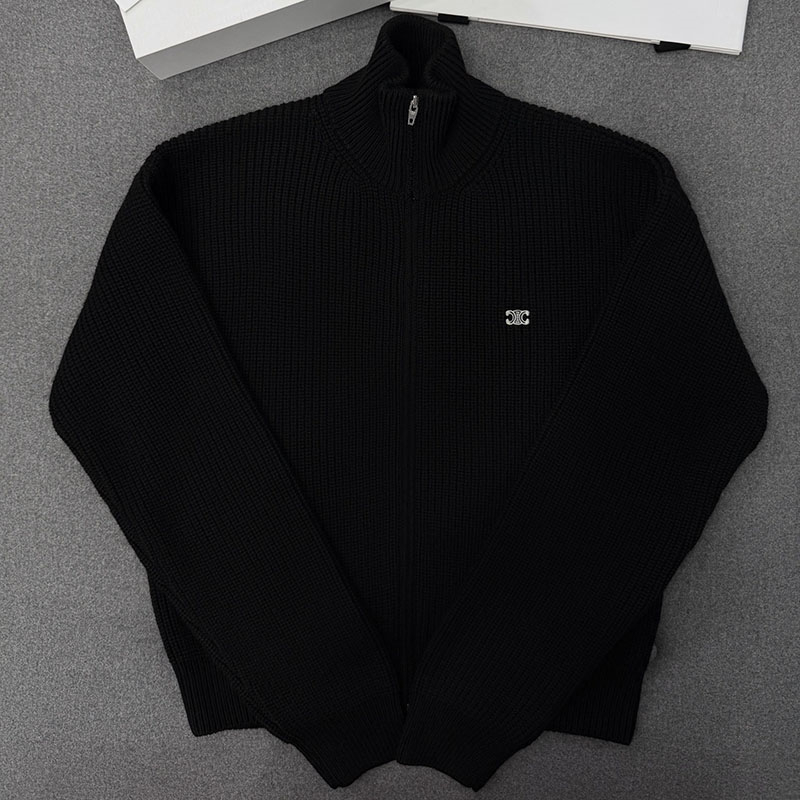 셀린느 트리옹프 트러커 스웨터