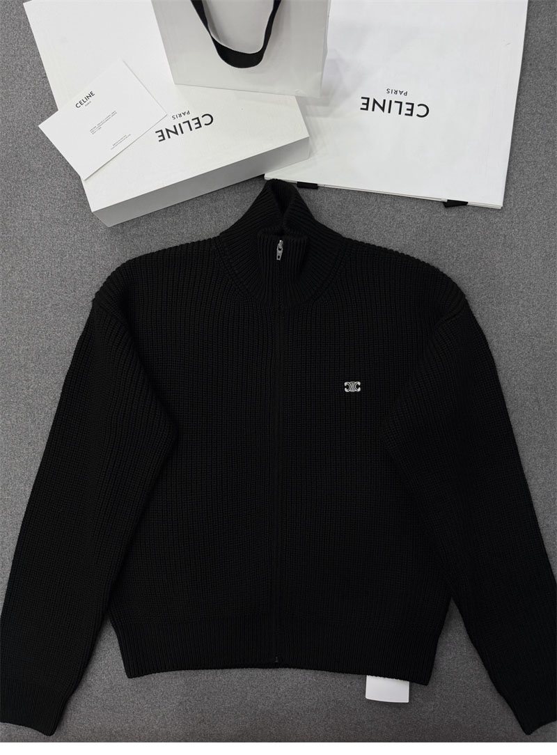 셀린느 트리옹프 트러커 스웨터