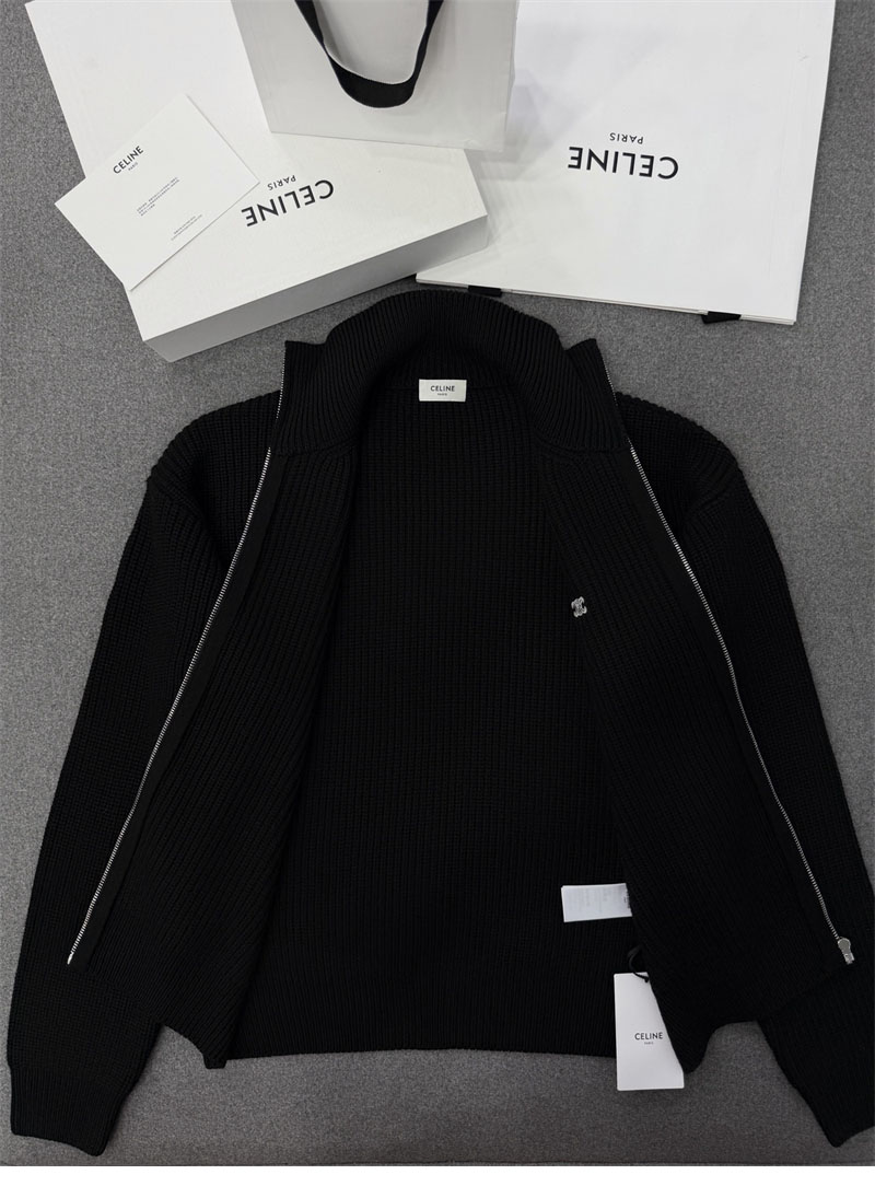 셀린느 트리옹프 트러커 스웨터