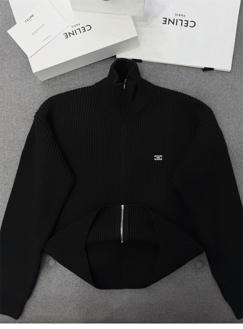 셀린느 트리옹프 트러커 스웨터