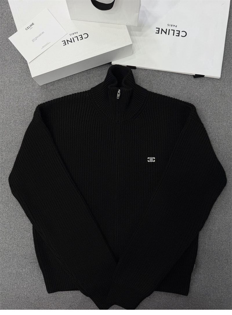 셀린느 트리옹프 트러커 스웨터