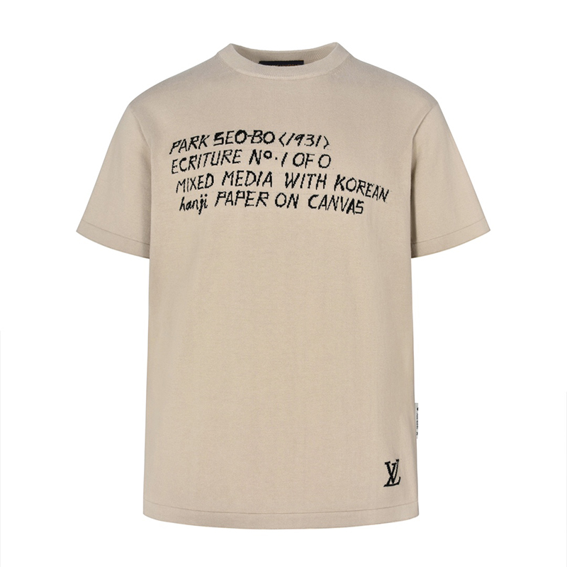 루이비통 x 박서보 프린팅 반팔 티셔츠