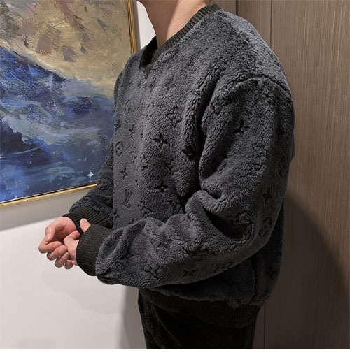 루이비통 다미에 울 풀오버 LV 스키 니트