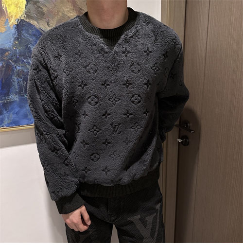 루이비통 다미에 울 풀오버 LV 스키 니트
