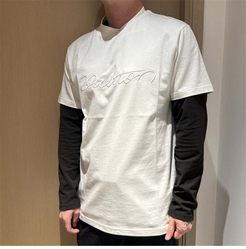 루이비통 엠벨리시드 시그니처 반팔 티셔츠