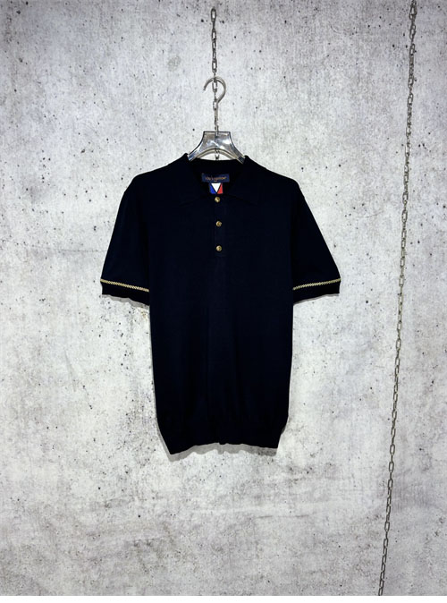 루이비통 LV컵 버튼 로프 자수 반팔 코튼 폴로 티셔츠