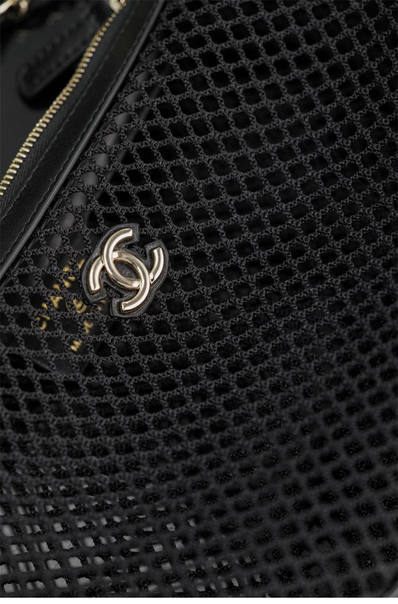 샤넬 25ss 메시 골드메탈 체인 미니 백