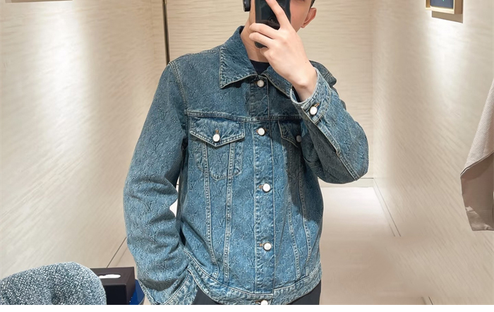 루이비통 모노그램 자카드 데님 자켓
