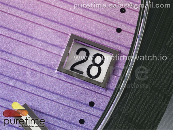 AMG공장 파텍필립 노틸러스 5711 그린풀세라믹 퍼플그라데이션다이얼 그린러버스트랩 AET Nautilus 5711 Green Ceramic AMGF Best Edition Purple_Pink Dial on Green Rubber Strap MIYOTA 9015