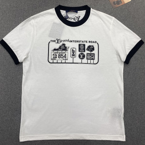 루이비통 엠벨리시드 LV 러버스 프린트 반팔 티셔츠 1AFXNX