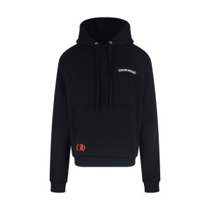 크롬하츠 세인트 바스 익스클루시브 풀오버 후드 티셔츠