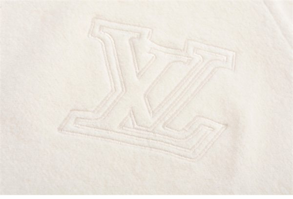 루이비통 LV자수 텍스처드 울 블루종
