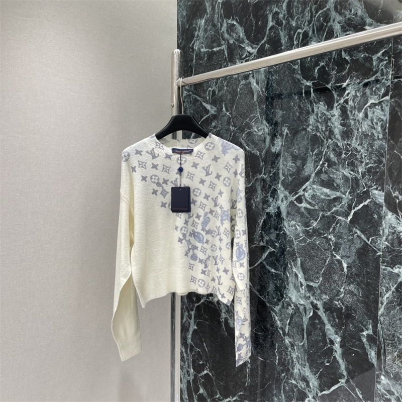 루이비통 모노그램 프린트 레이어드 풀오버