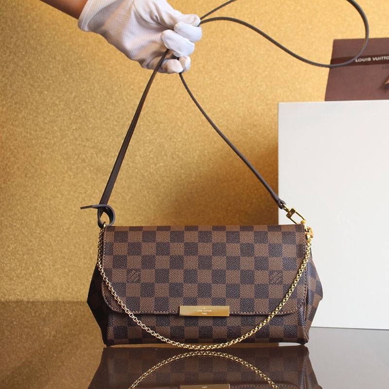 루이비통 페이보릿 크로스백 MM 다미에 캔버스 N41129