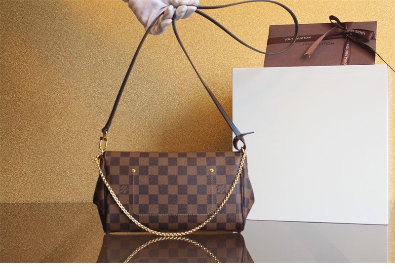 루이비통 페이보릿 크로스백 MM 다미에 캔버스 N41129