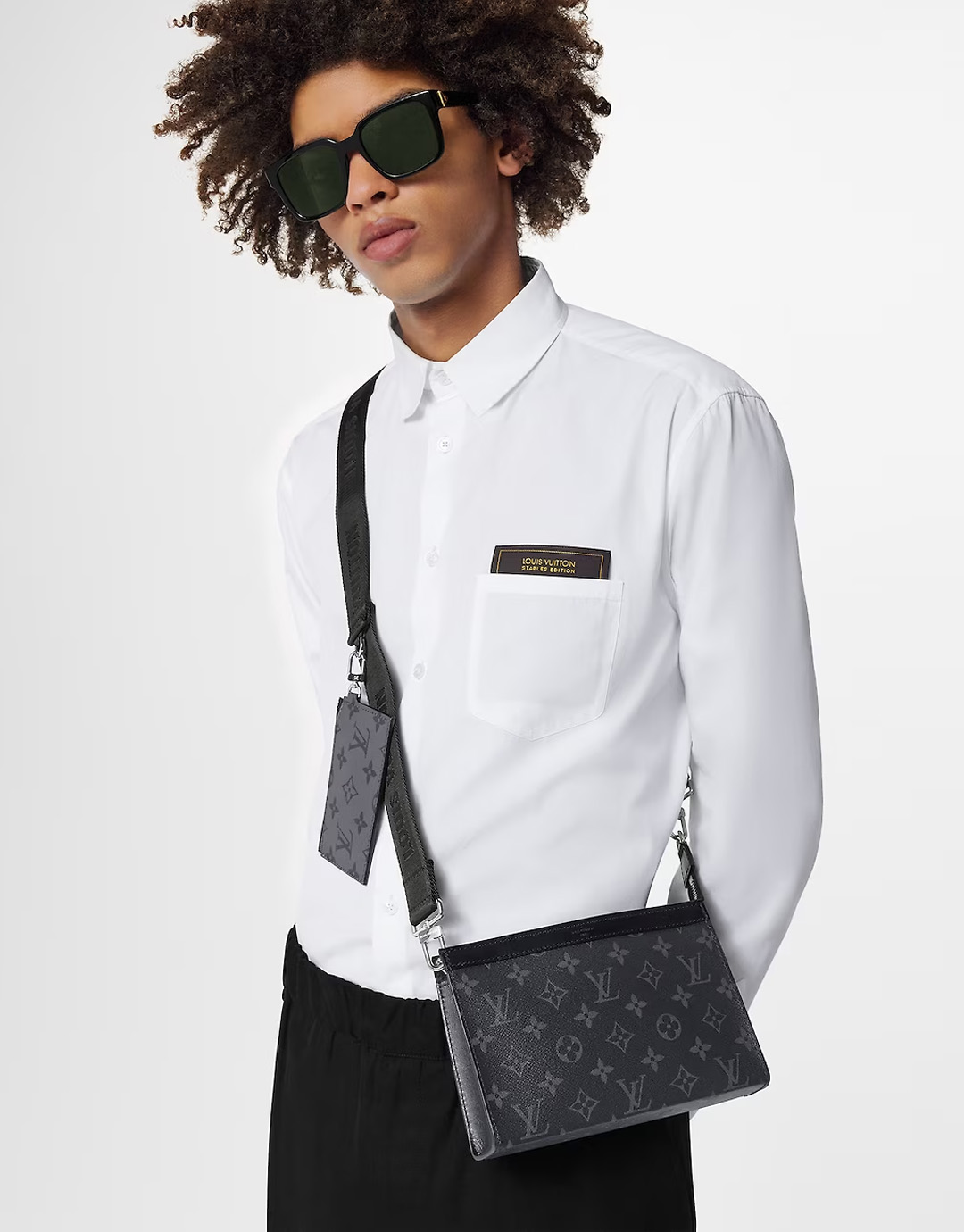 루이비통 모노그램 이클립스 가스통 웨어러블 월릿 M83384