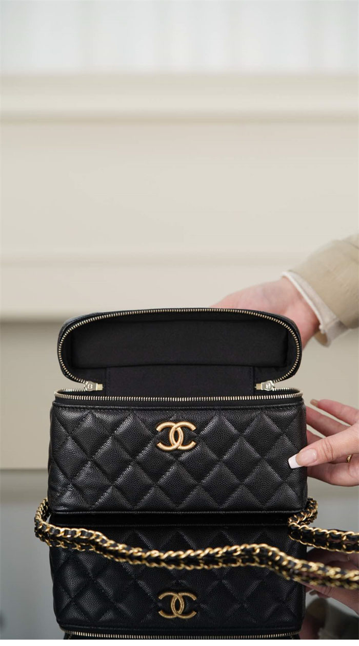 샤넬 25P 탑핸들 베니티백