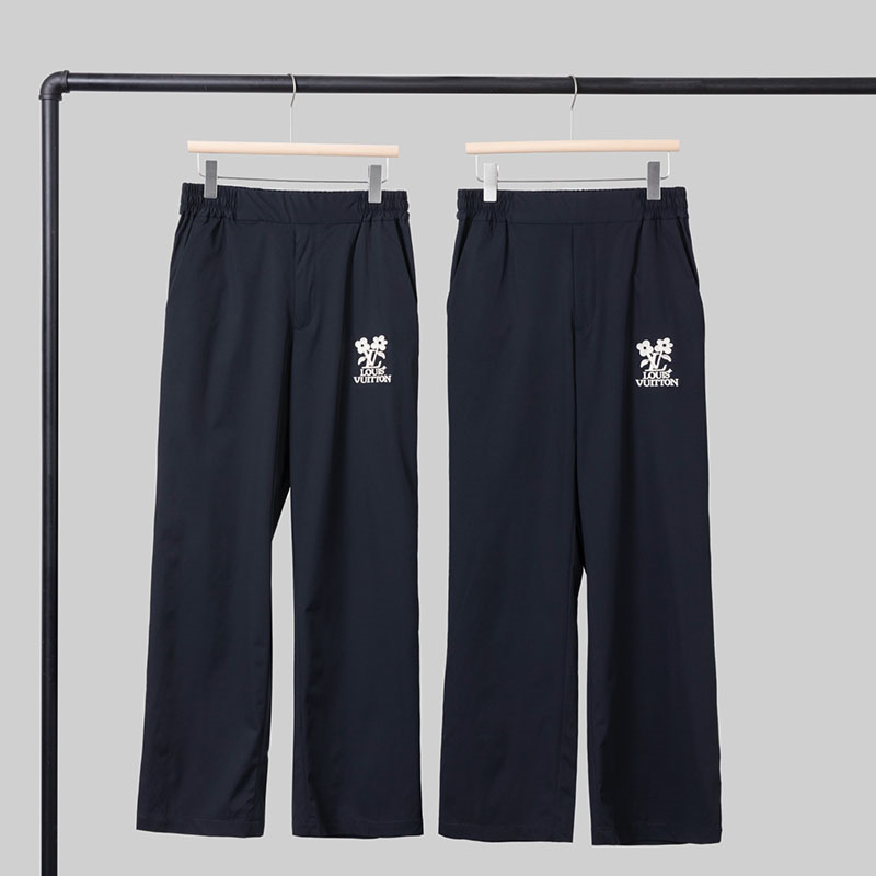 루이비통 엠브로이더드 테크니컬 트랙 팬츠