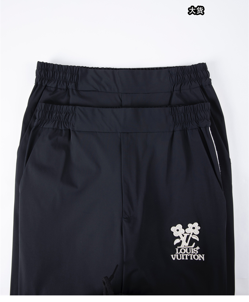루이비통 엠브로이더드 테크니컬 트랙 팬츠