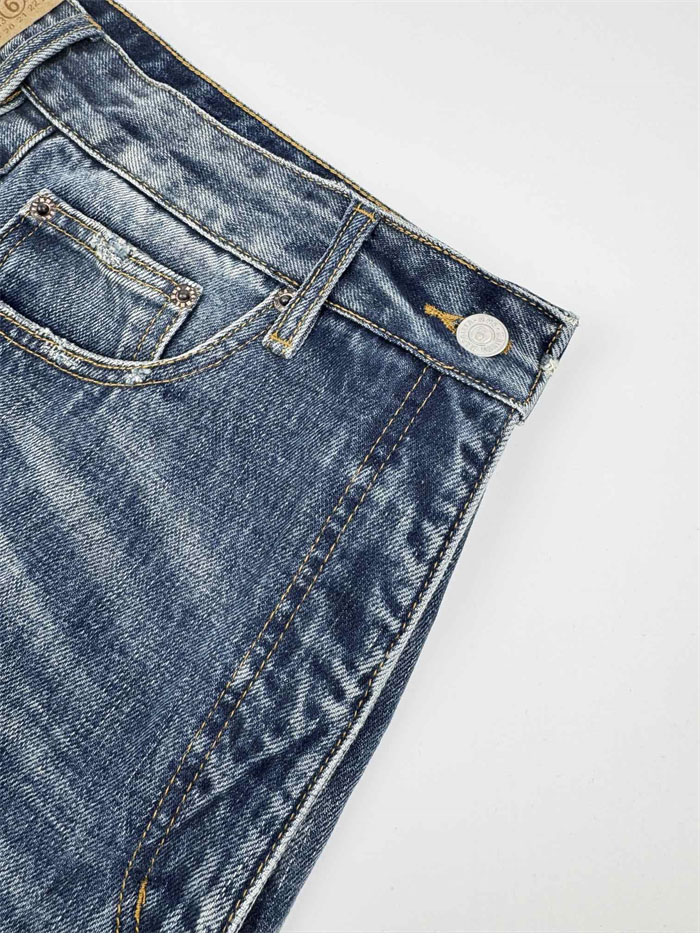 메종 마르지엘라 트위스트 와이드 레그 진