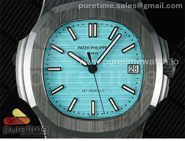 AMG공장 파텍필립 노틸러스 5711 그린풀세라믹 티파니블루다이얼 그린러버스트랩 AET Nautilus 5711 Green Ceramic AMGF Best Edition Tiffany Blue Dial on Green Rubber Strap MIYOTA 9015