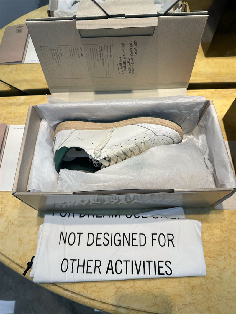 골든구스 볼스타 스니커즈 그린 스타